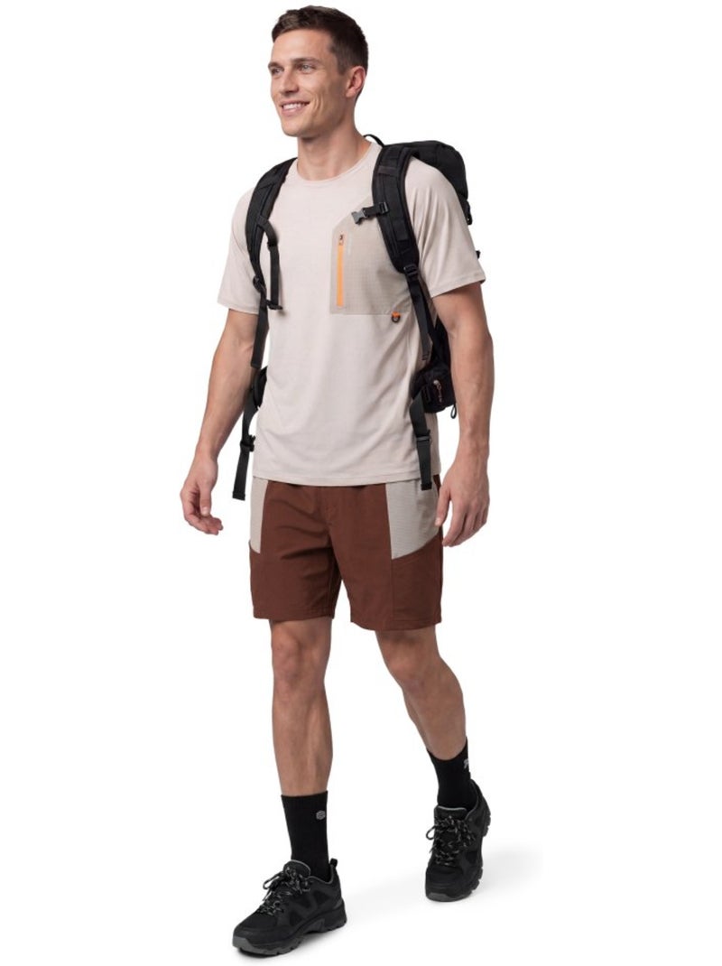 Pantaloncini escursionismo idrorepellenti uomo uomo canmore Marrone - Kiabi