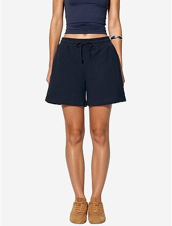 Pantaloncini felpati con coulisse a vita media busem