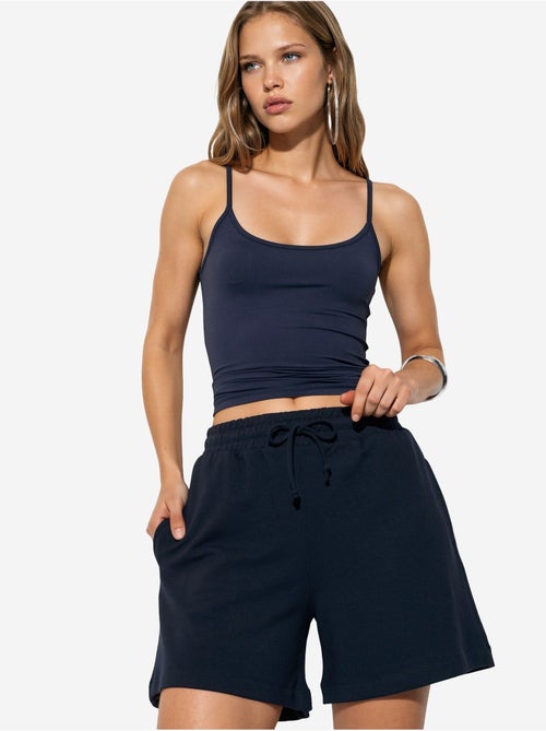 Pantaloncini felpati con coulisse a vita media busem - Kiabi Pantaloncini felpati con coulisse a vita media busem - Kiabi