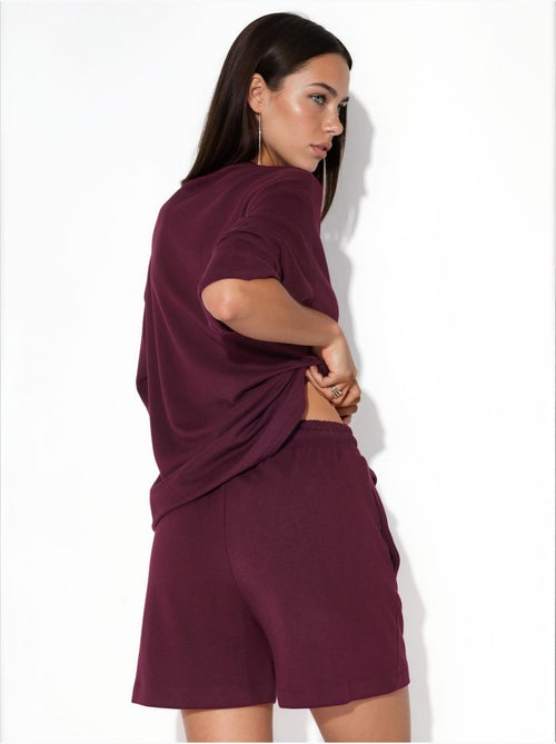 Pantaloncini felpati con coulisse a vita media busem - Kiabi Pantaloncini felpati con coulisse a vita media busem - Kiabi