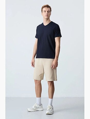 Pantaloncini felpati da uomo in misto cotone tommy