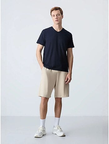 Pantaloncini felpati da uomo in misto cotone tommy