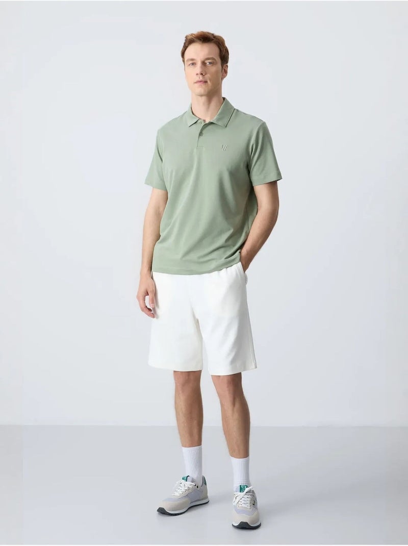 Pantaloncini felpati da uomo in misto cotone tommy Bianco - Kiabi