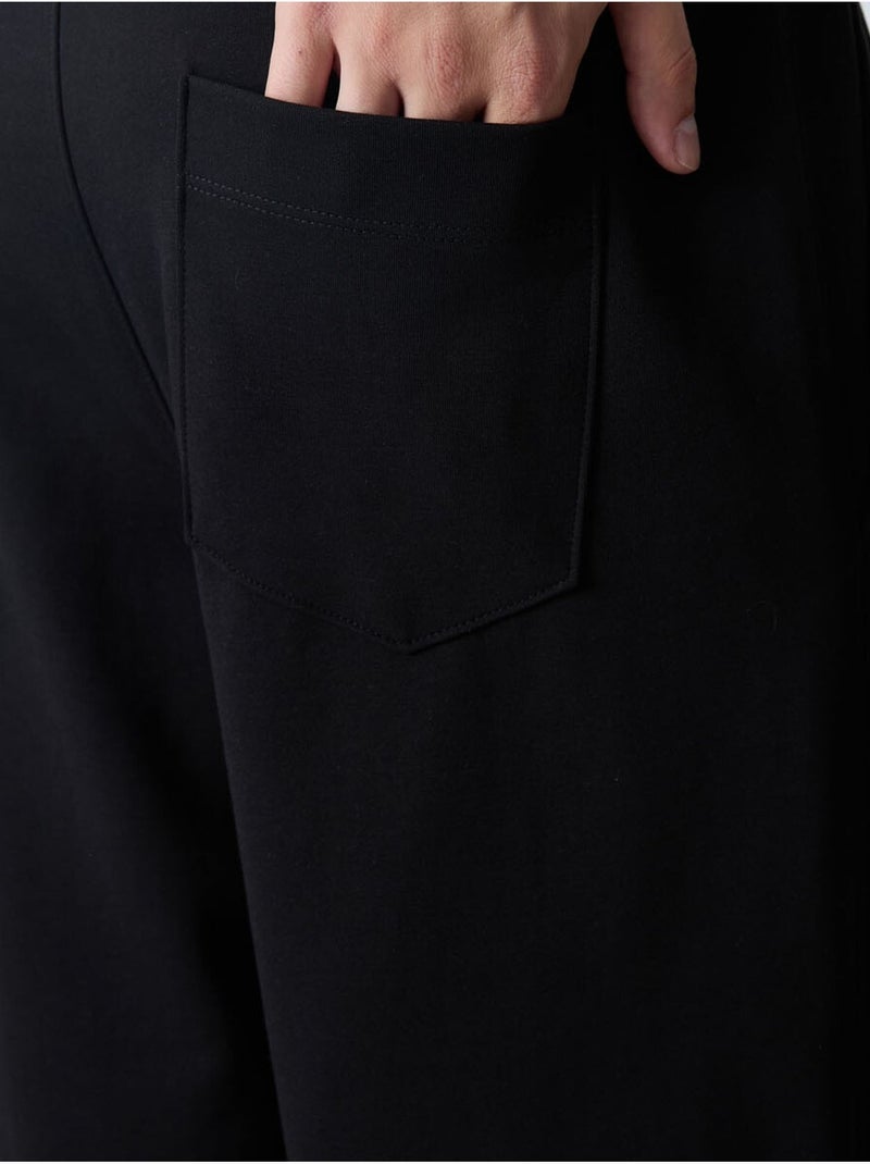 Pantaloncini felpati da uomo in misto cotone tommy Nero - Kiabi