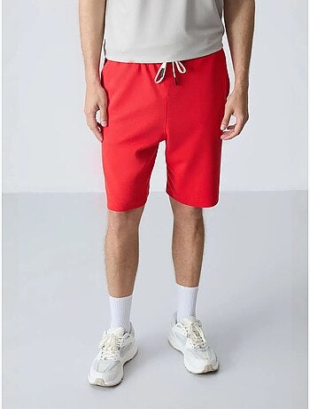 Pantaloncini felpati da uomo in misto cotone tommy