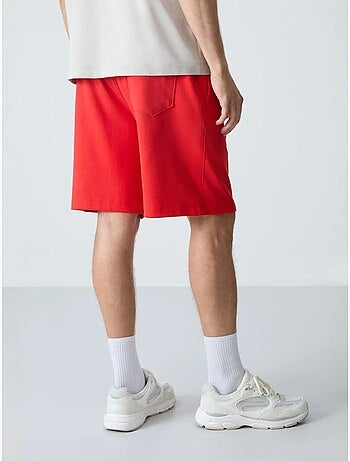 Pantaloncini felpati da uomo in misto cotone tommy