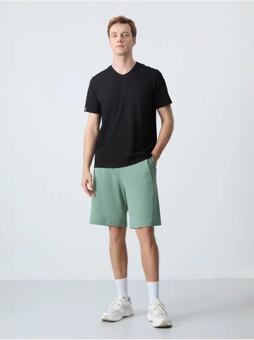 Pantaloncini felpati da uomo in misto cotone tommy - Kiabi Pantaloncini felpati da uomo in misto cotone tommy - Kiabi