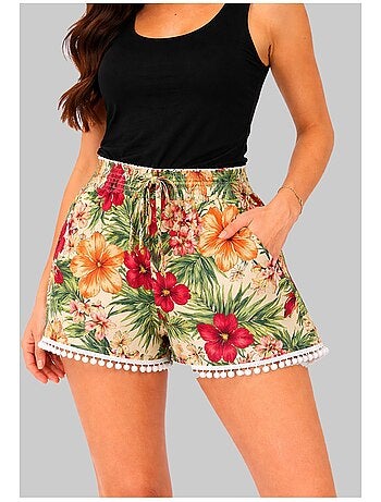 Pantaloncini fluidi in cotone Kebello