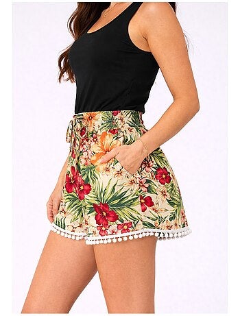Pantaloncini fluidi in cotone Kebello