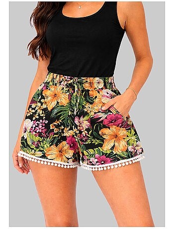 Pantaloncini fluidi in cotone Kebello