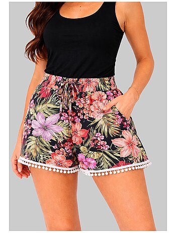 Pantaloncini fluidi in cotone Kebello