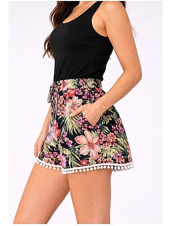 Pantaloncini fluidi in cotone Kebello