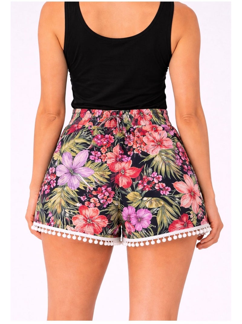 Pantaloncini fluidi in cotone Kebello Rosa - Kiabi