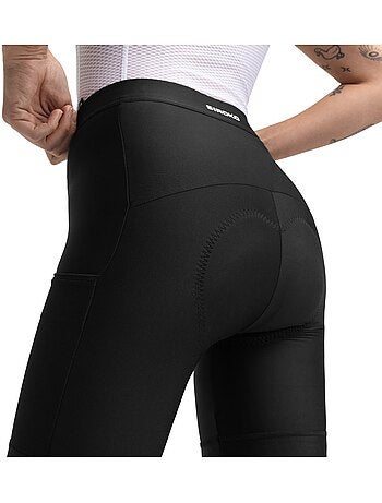 Pantaloncini imbottiti da bikepacking da donna ciclismo donna roam