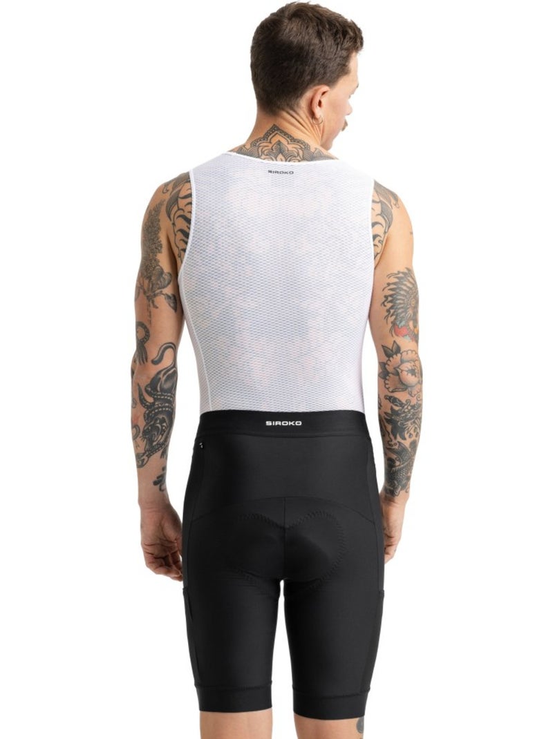Pantaloncini imbottiti da bikepacking da uomo ciclismo uomo tour Nero - Kiabi
