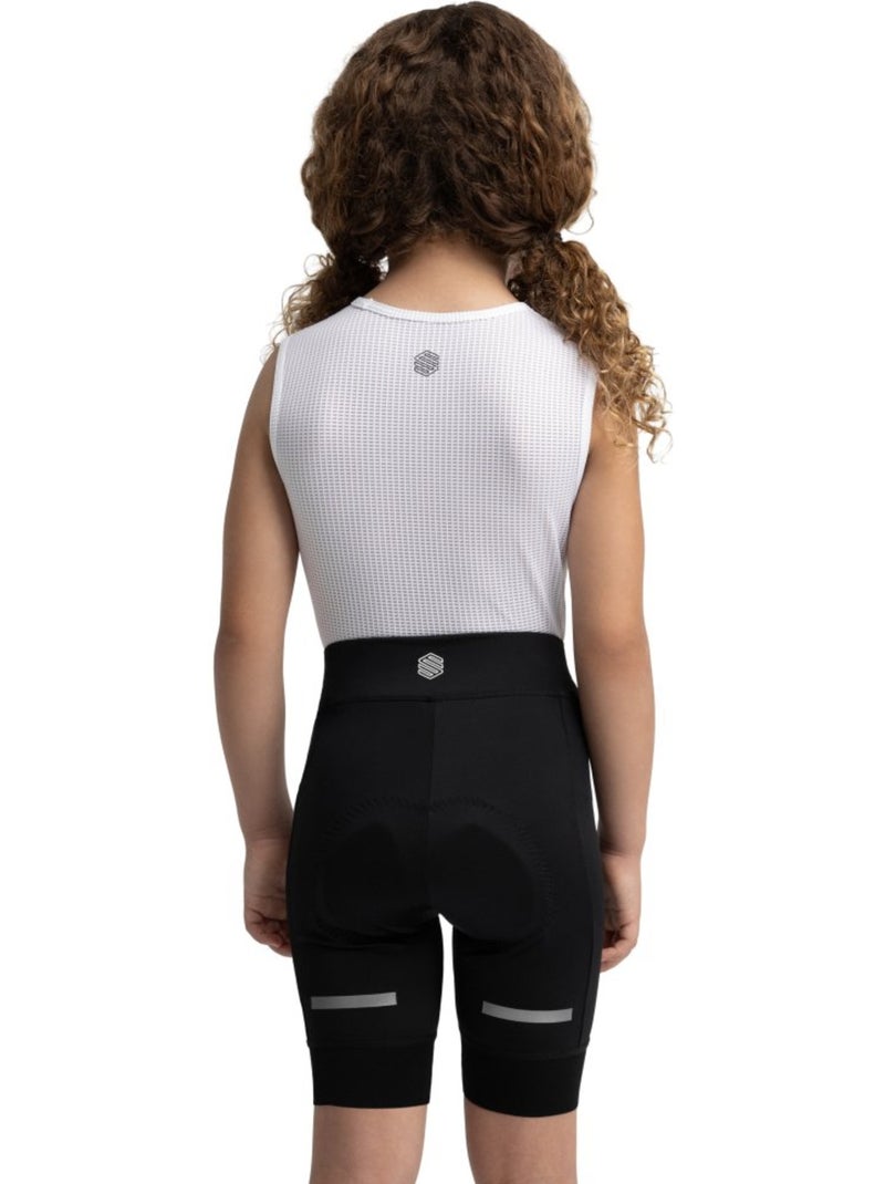 Pantaloncini imbottiti da ciclismo da bambina ciclismo bambini e bambine k-core Nero - Kiabi
