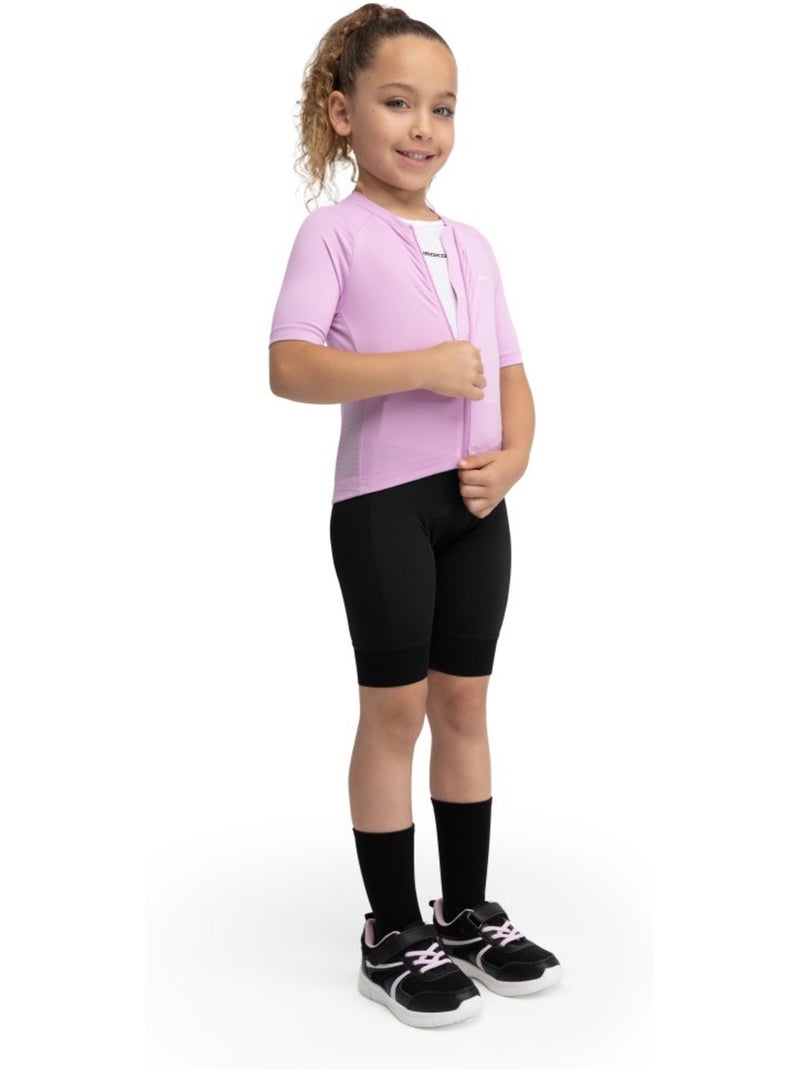 Pantaloncini imbottiti da ciclismo da bambina ciclismo bambini e bambine k-core Nero - Kiabi