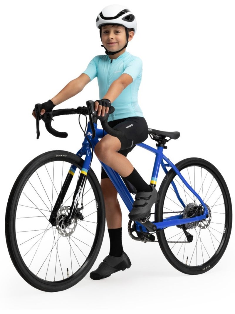 Pantaloncini imbottiti da ciclismo da bambino ciclismo bambini e bambine k-core Nero - Kiabi