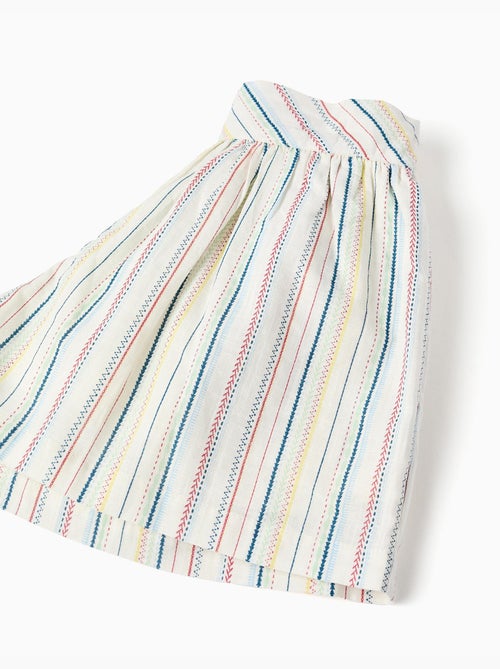 Pantaloncini in cotone con a righe etniche B&S - Kiabi