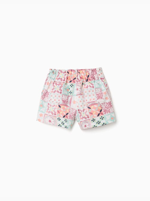 Pantaloncini in cotone con motivo a piastrelle - Kiabi Pantaloncini in cotone con motivo a piastrelle - Kiabi