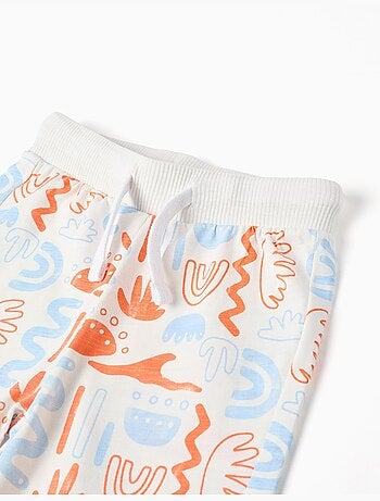 Pantaloncini in cotone con stampa