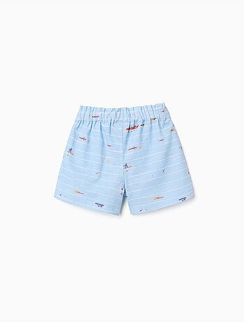 Pantaloncini in cotone stampato Carolina Celas x Zippy
