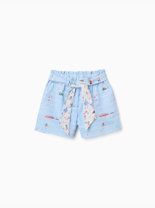 Pantaloncini in cotone stampato Carolina Celas x Zippy - Kiabi