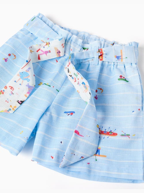 Pantaloncini in cotone stampato Carolina Celas x Zippy - Kiabi