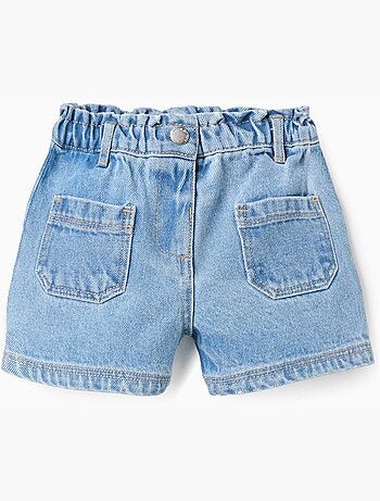 Pantaloncini in denim con tasche frontali