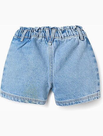 Pantaloncini in denim con tasche frontali