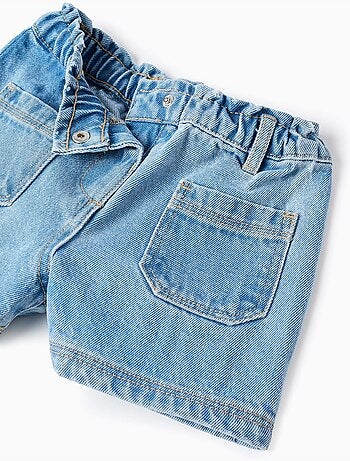 Pantaloncini in denim con tasche frontali