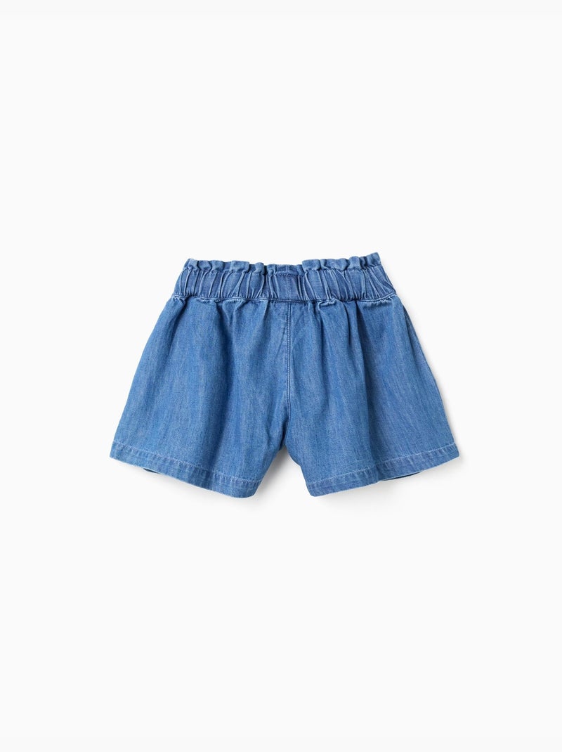Pantaloncini in denim di cotone con tasche frontali Blu Blu - Kiabi