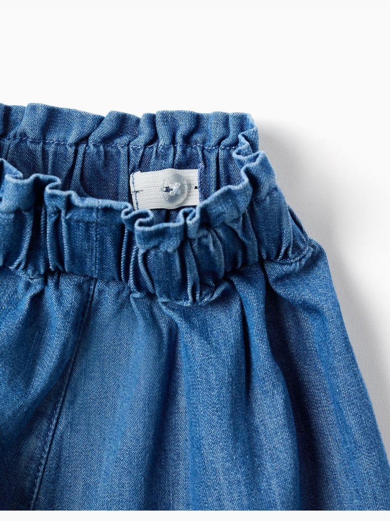 Pantaloncini in denim di cotone con tasche frontali Blu Blu - Kiabi