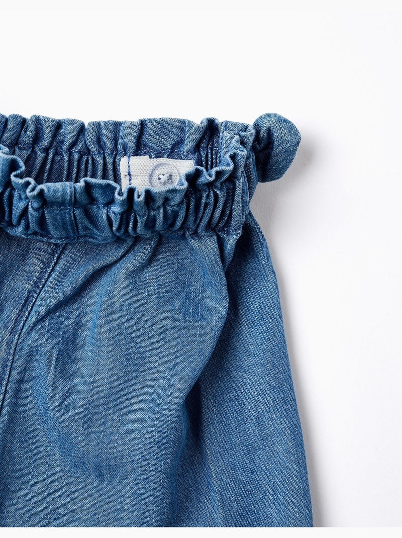 Pantaloncini in denim di cotone con tasche frontali Blu Blu - Kiabi
