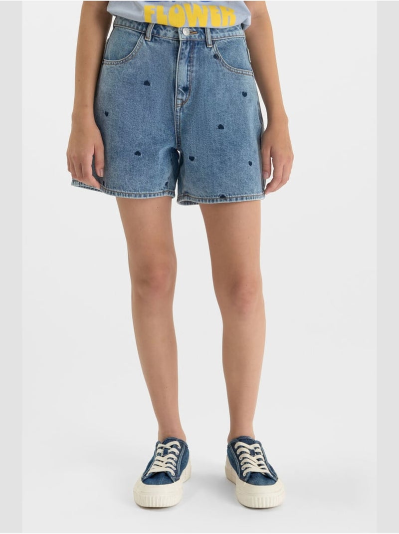 Pantaloncini in denim EVAGI Blu - Kiabi