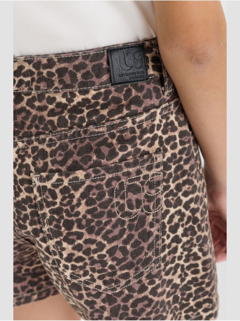 Pantaloncini in denim LEO Multicolore - Kiabi