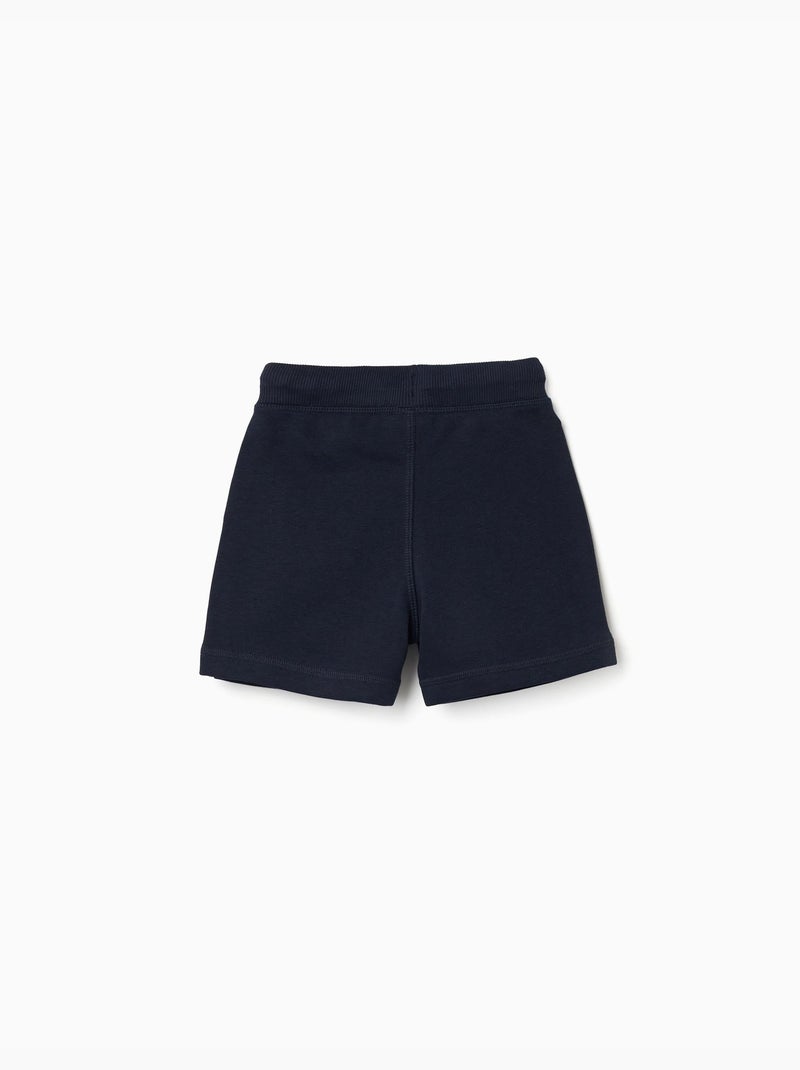 Pantaloncini in felpa con coulisse Blu scuro - Kiabi