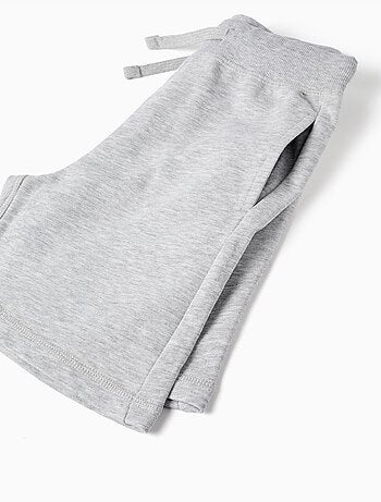 Pantaloncini in felpa con coulisse e tasche laterali