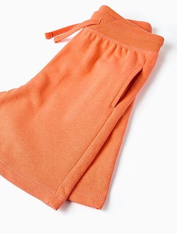 Pantaloncini in felpa con coulisse e tasche laterali