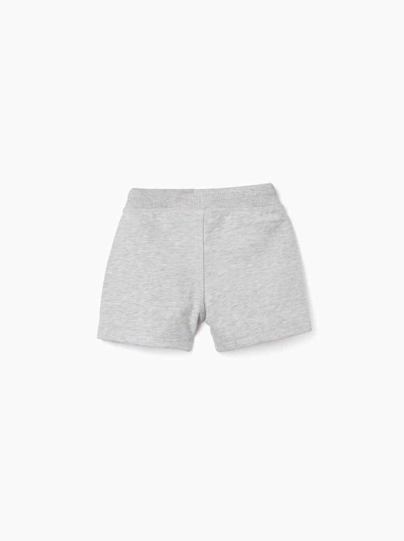 Pantaloncini in felpa con coulisse Grigio chiaro - Kiabi