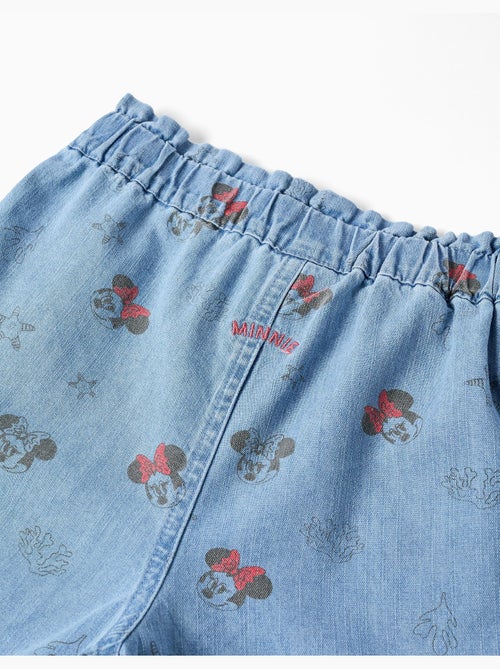 Pantaloncini in jeans con Minnie e cintura elasticizzata - Kiabi