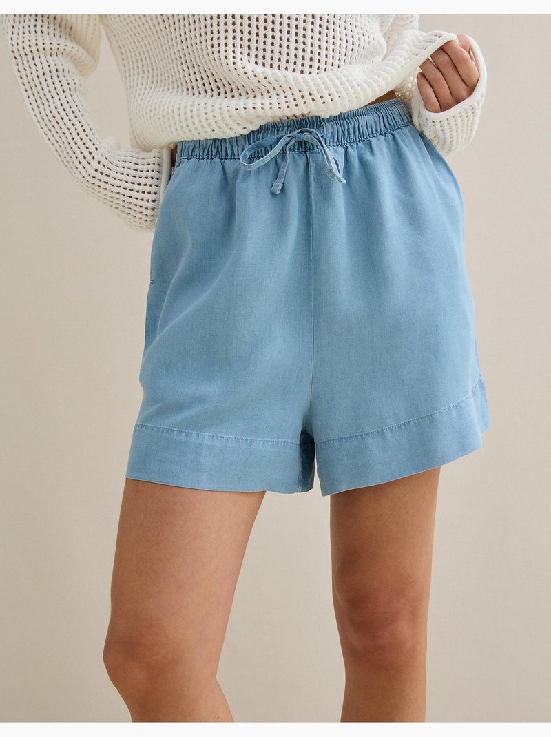 Pantaloncini in lyocell, MO Fashion Blu - Kiabi