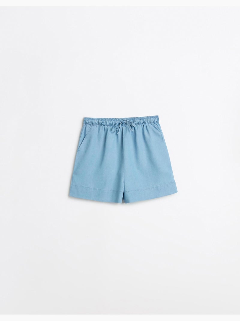 Pantaloncini in lyocell, MO Fashion Blu - Kiabi
