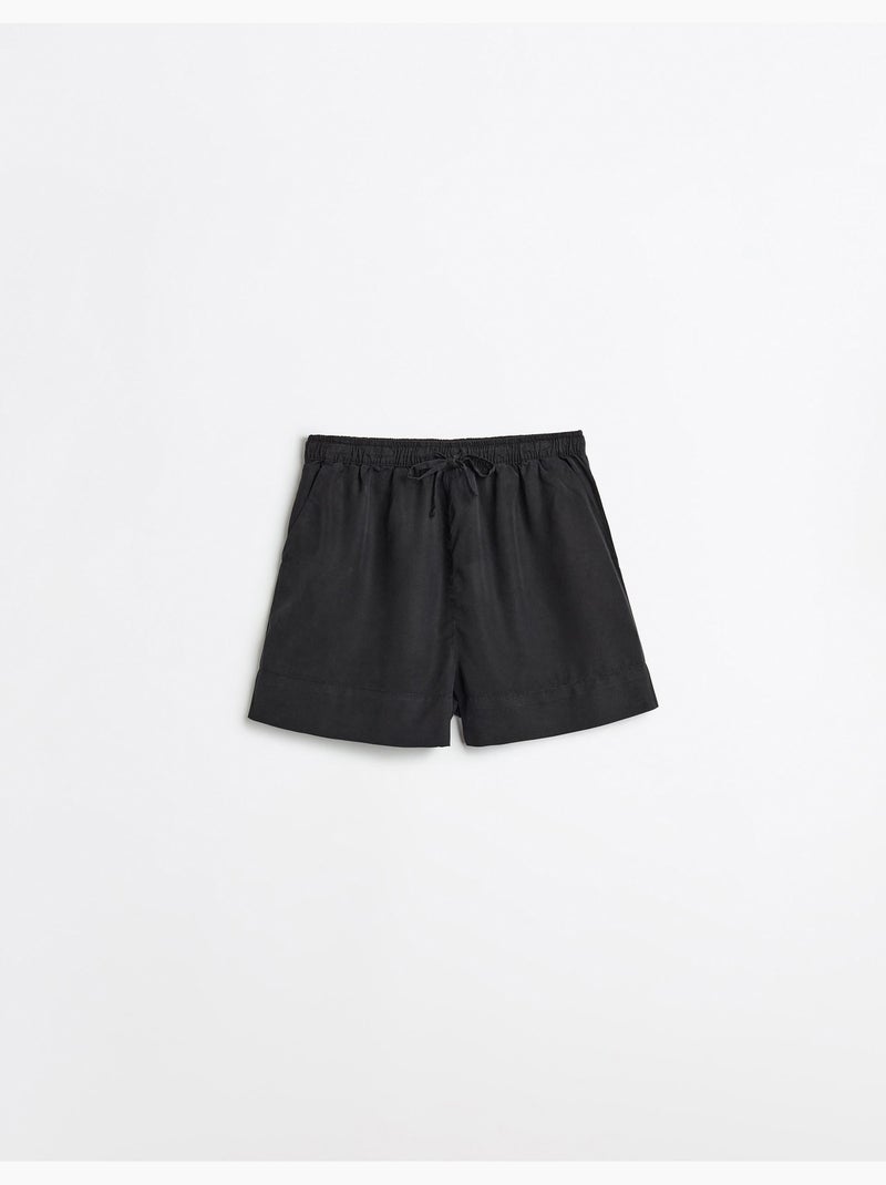 Pantaloncini in lyocell, MO Fashion Nero - Kiabi