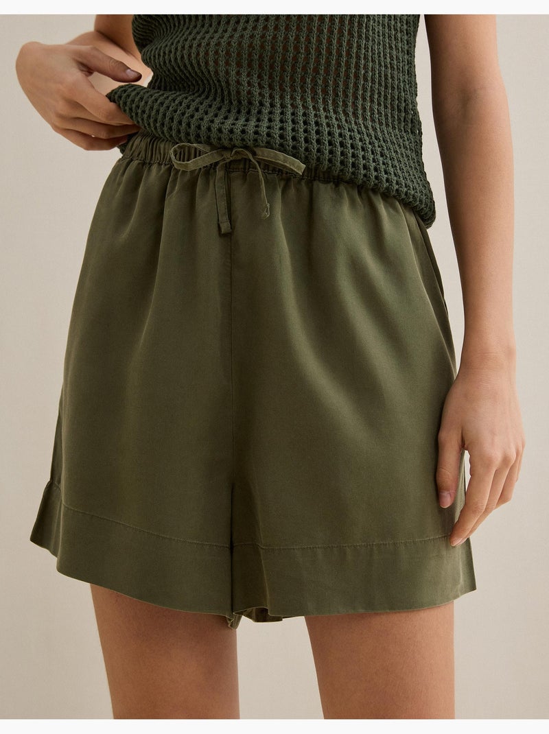Pantaloncini in lyocell, MO Fashion Verde - Kiabi