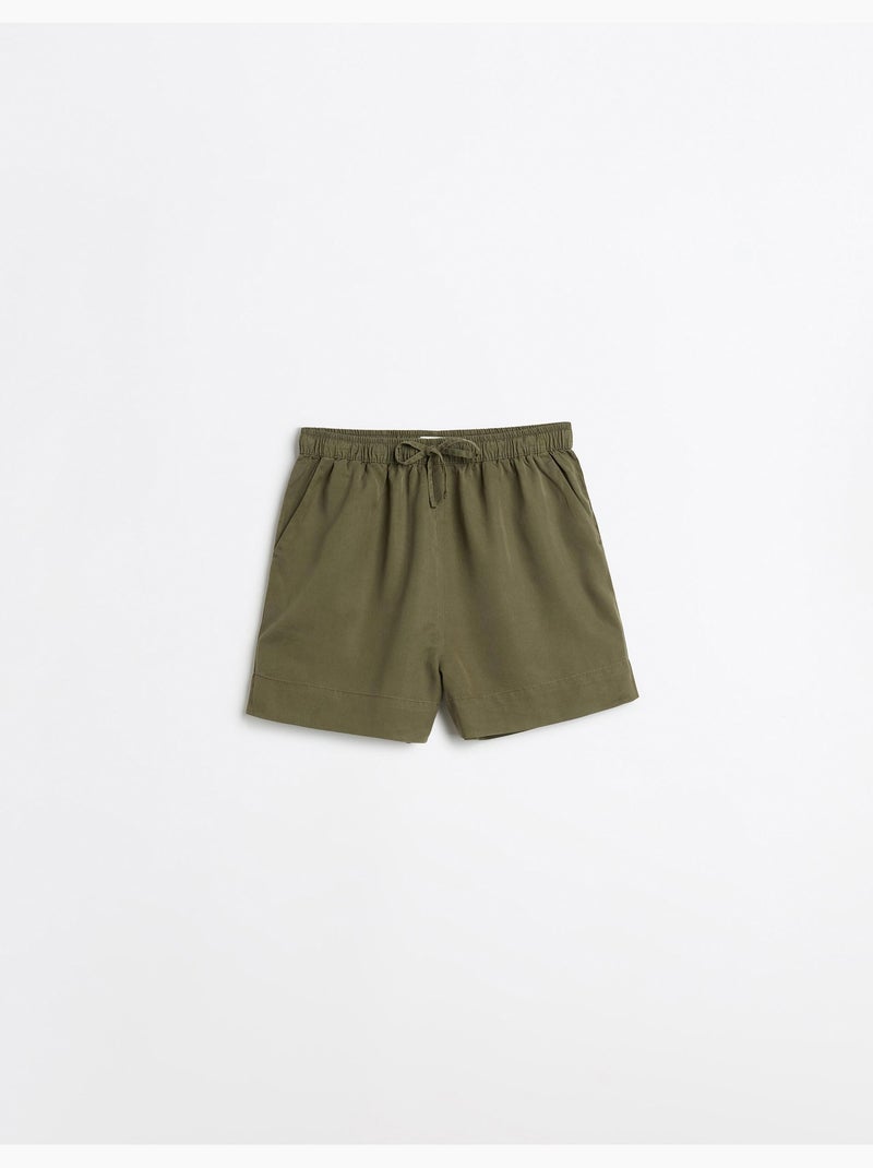 Pantaloncini in lyocell, MO Fashion Verde - Kiabi