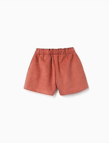 Pantaloncini in maglia interlock con cintura integrata