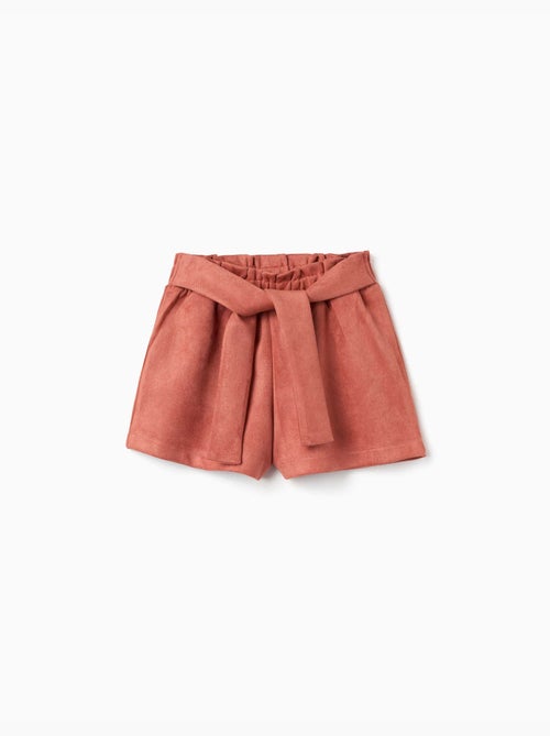 Pantaloncini in maglia interlock con cintura integrata - Kiabi