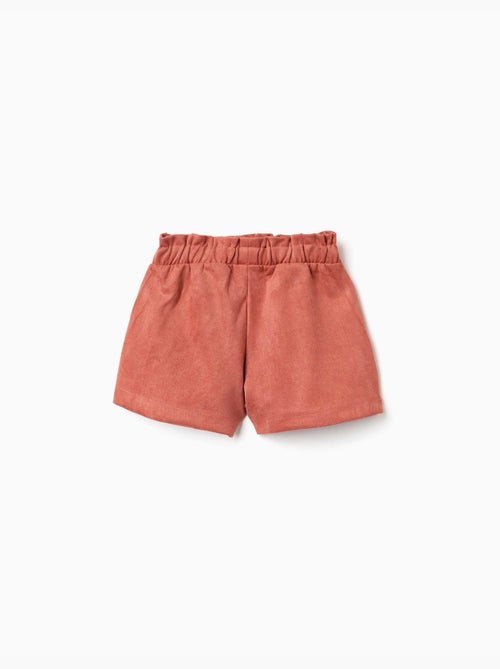 Pantaloncini in maglia interlock con cintura integrata - Kiabi