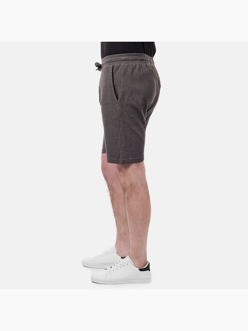 Pantaloncini in maglia piquè Grigio antracite - Kiabi